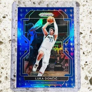 LUKA DONCIC PRIZM CARD NBA 75th ANNIVERSARY #223 PANINI